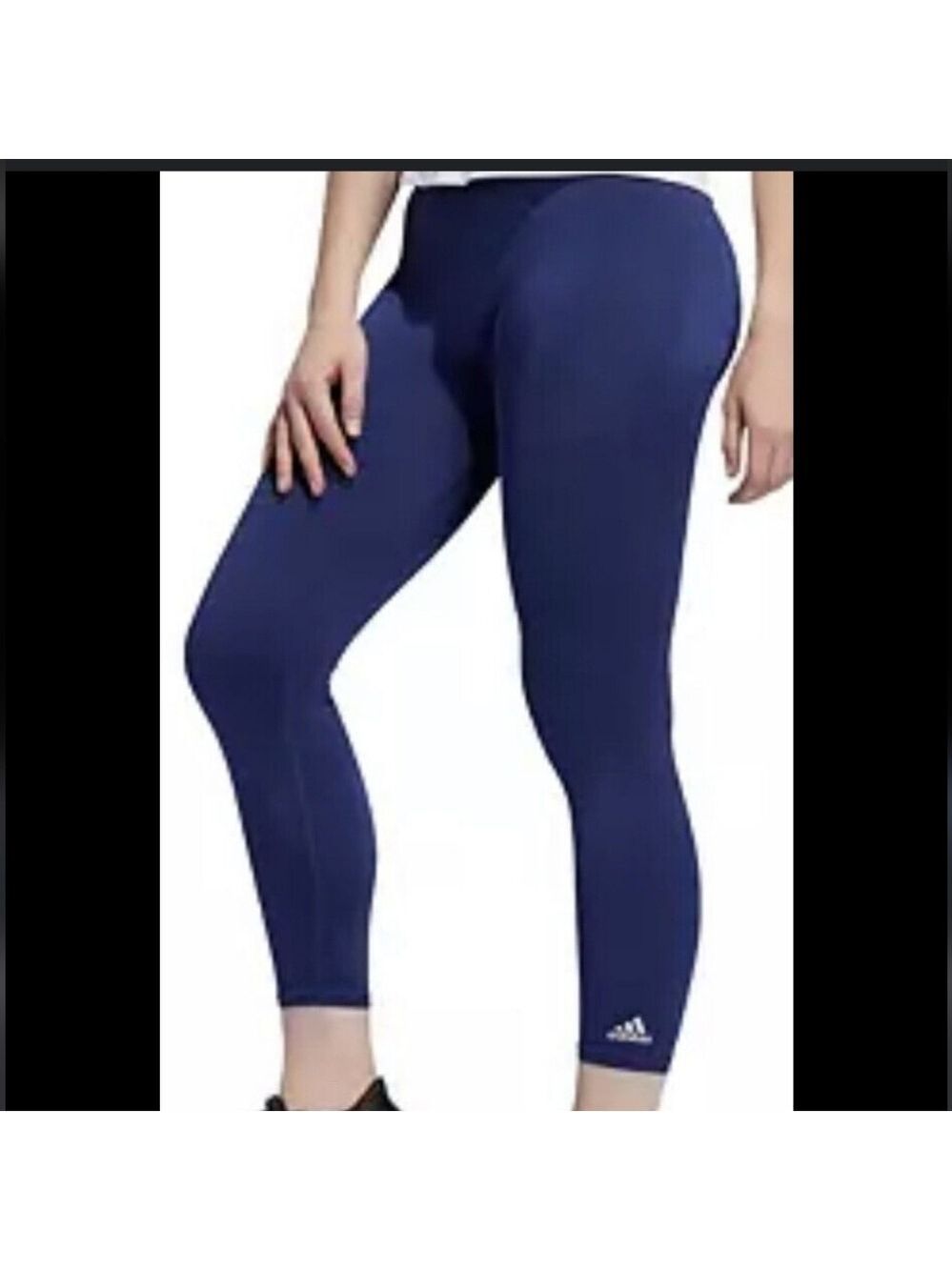 ADIDAS WOMEN'S TRICOT NAVY MEDIUM LEGGINGS LIKE NEW